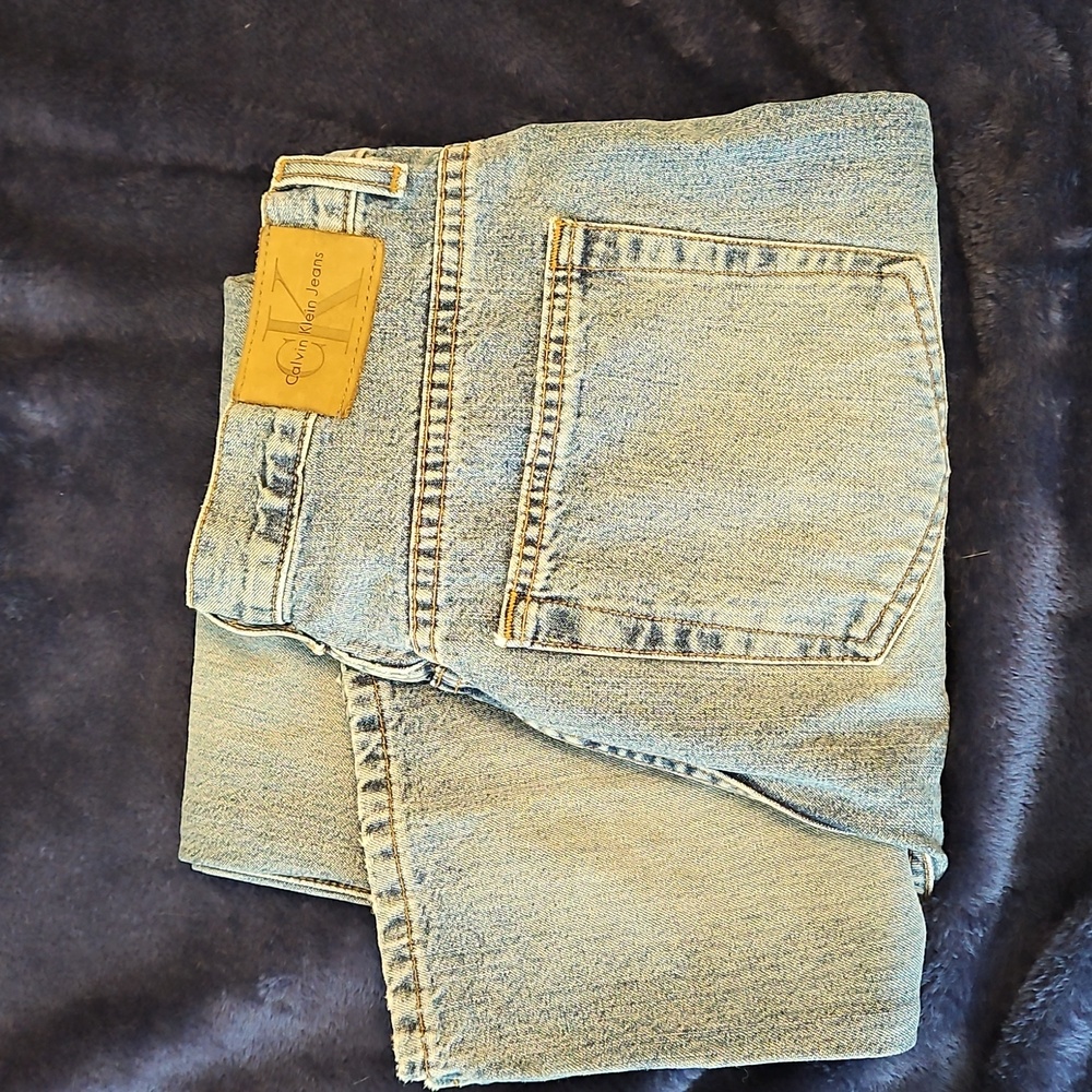 Vintage Calvin Klein Men's Straight  Blue Jeans